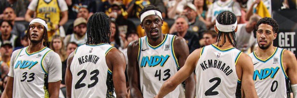 The Indy Pacer's banner