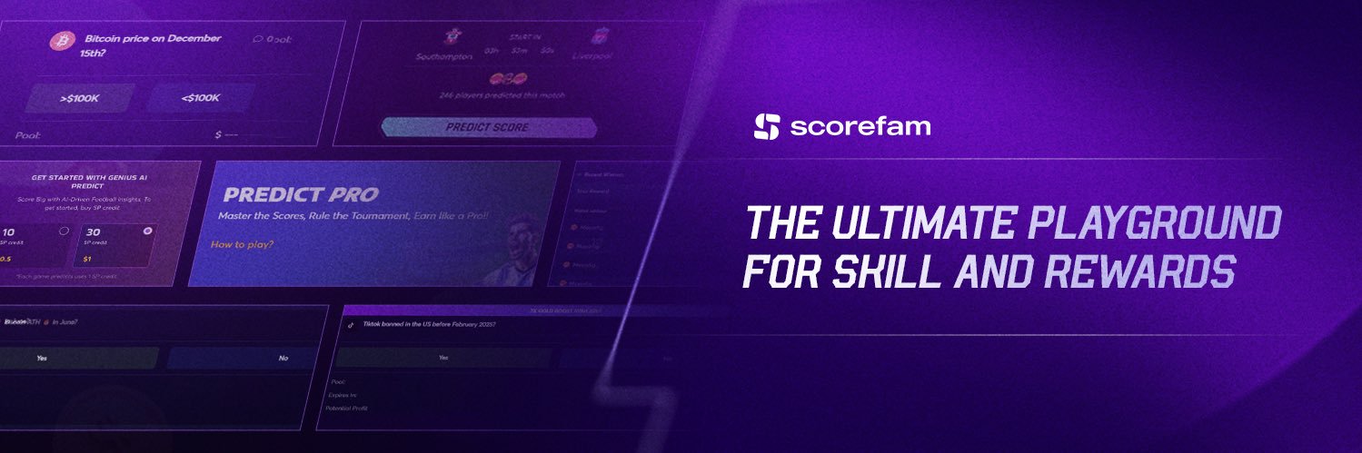 Scorefam's banner