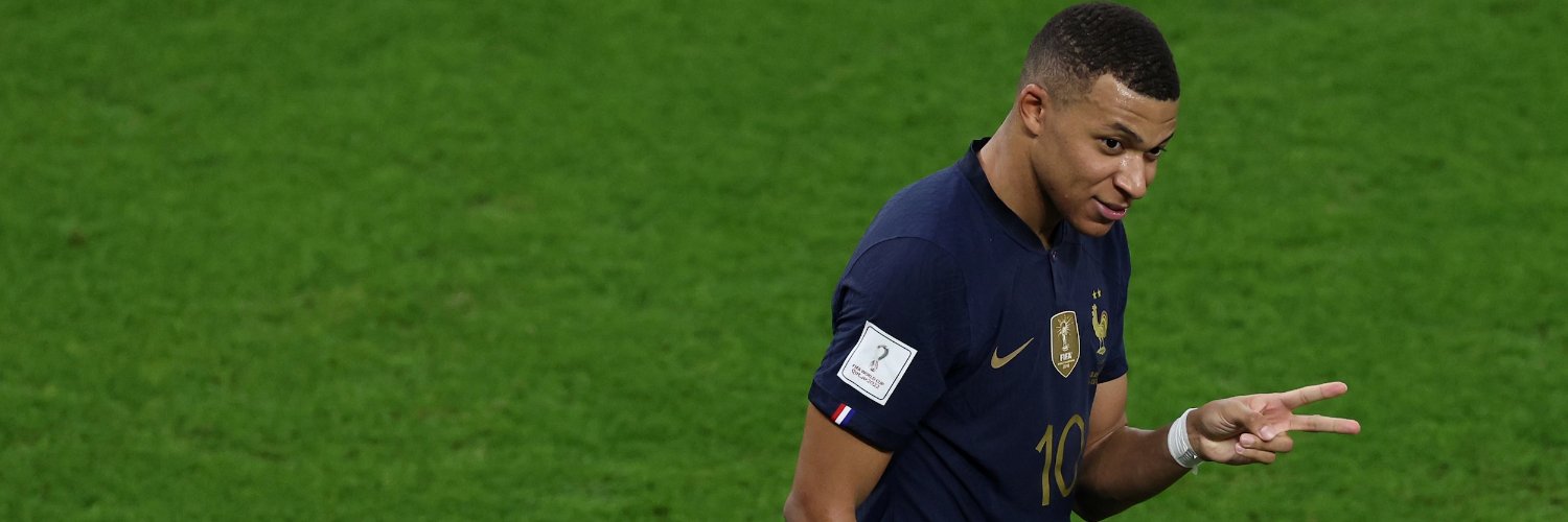 Kylian Mbappe is the GOAT's banner