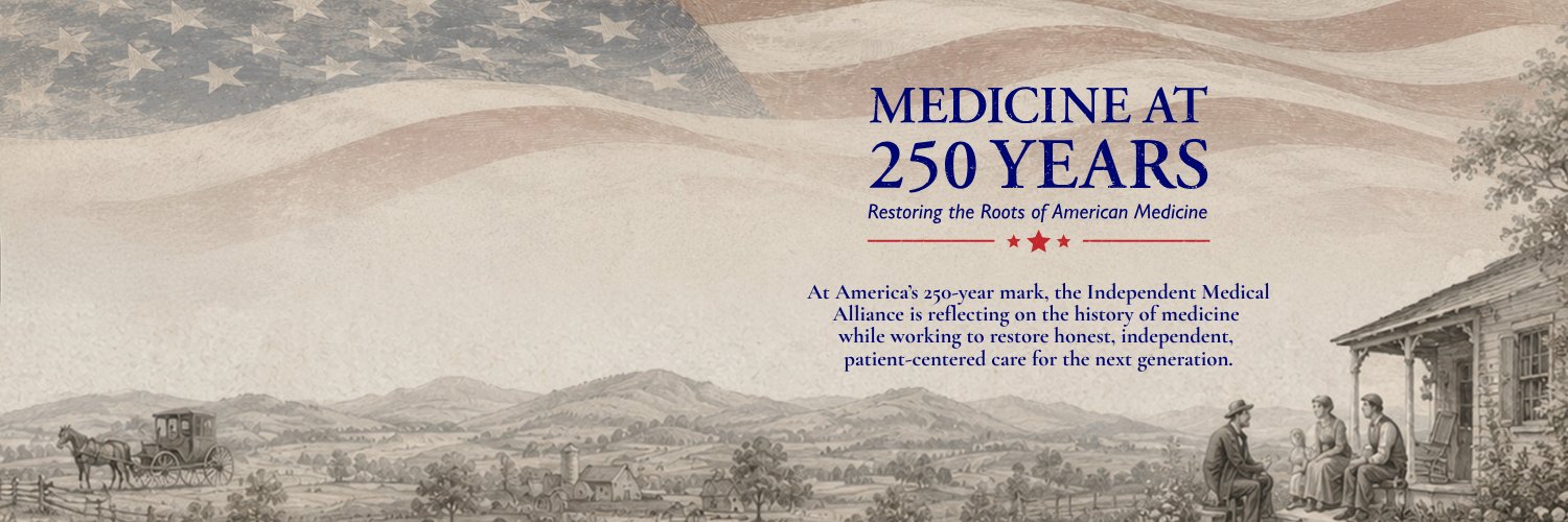 Independent Medical Alliance's banner