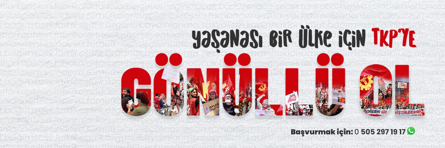 TKP Ankara's banner