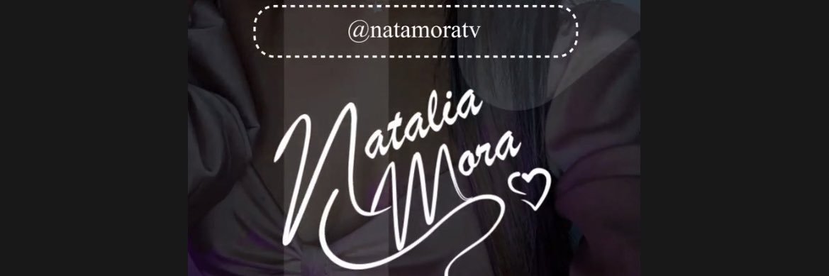 Natalia Mora's banner