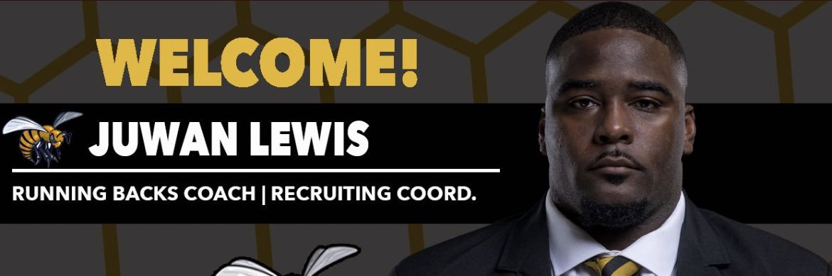 Coach Juwan Lewis's banner