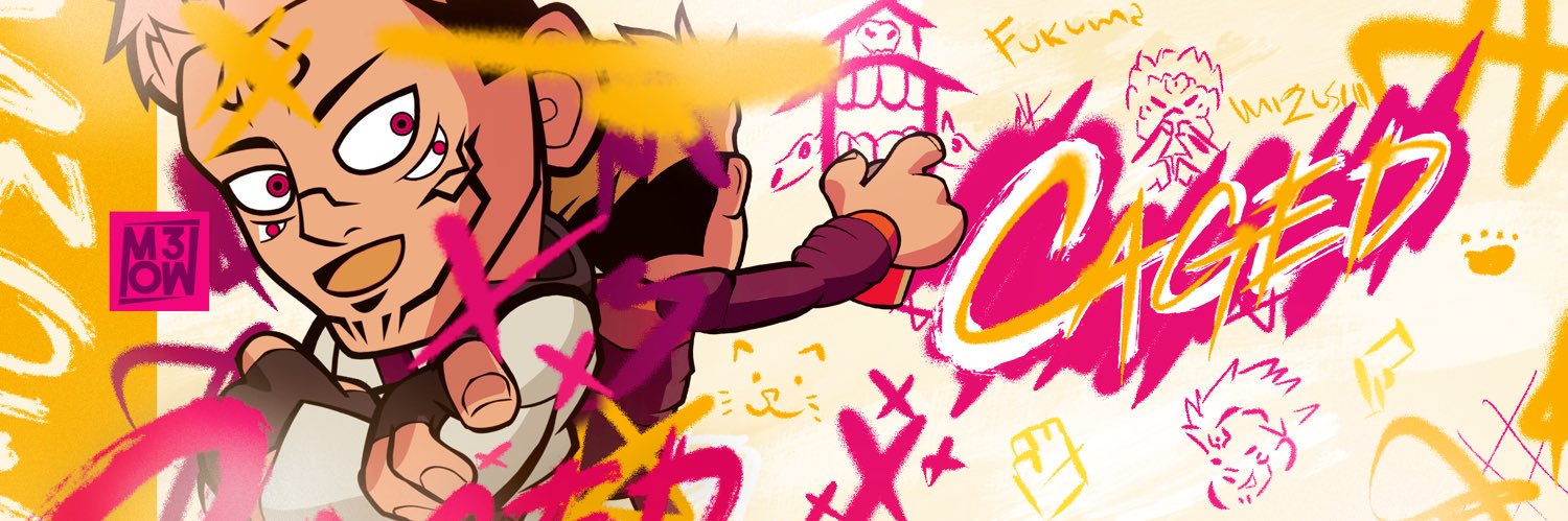 Caged's banner