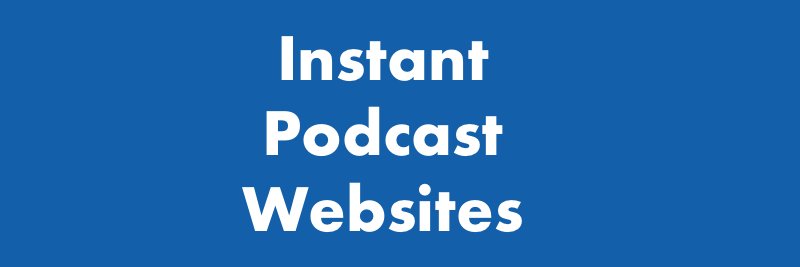 Podpage — Podcast Websites's banner