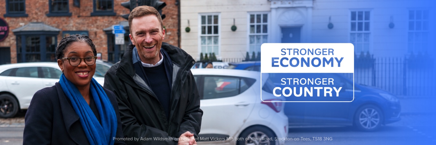 Matt Vickers MP's banner