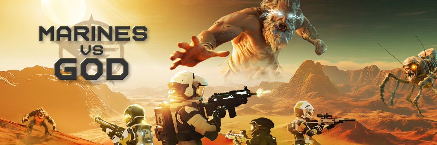 Marines vs God's banner