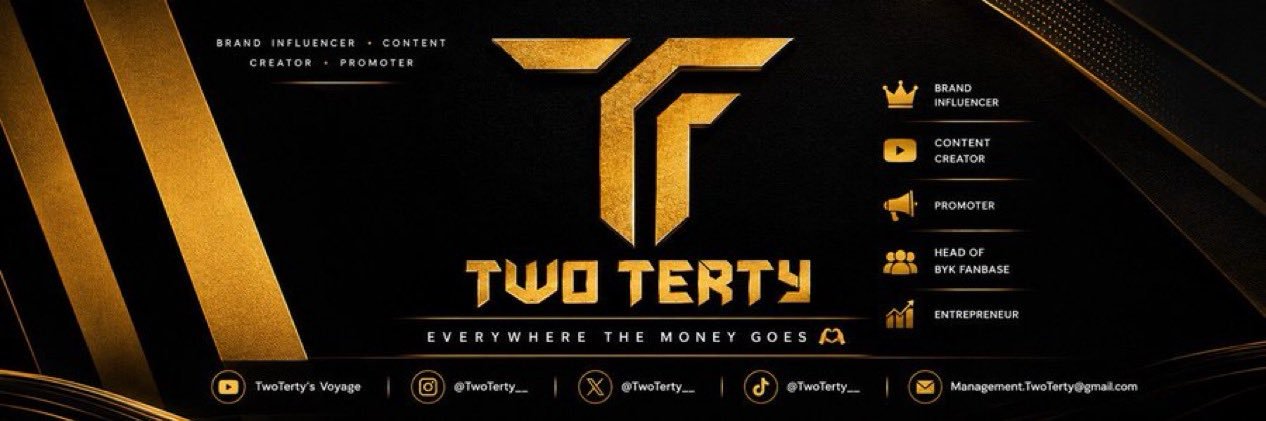 TWO TERTY's banner