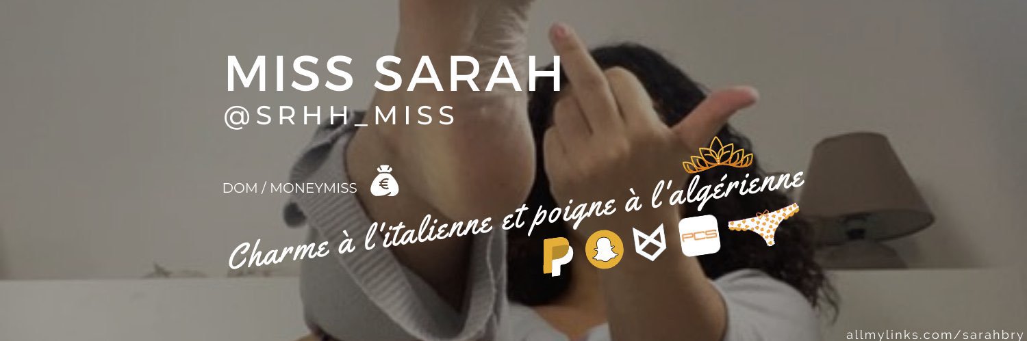 Maitresse Sarah ✨'s banner