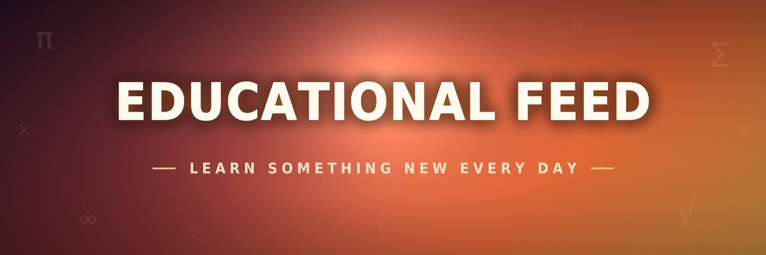 Educational Feed's banner
