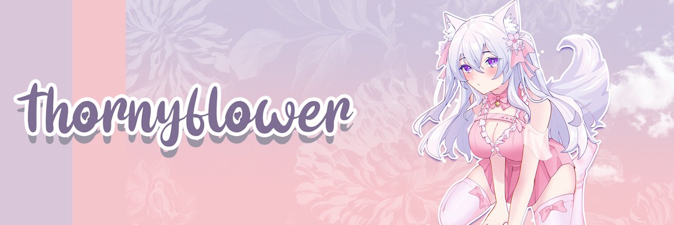 🌺Thorny🌺 cat enVtuber 🌸's banner