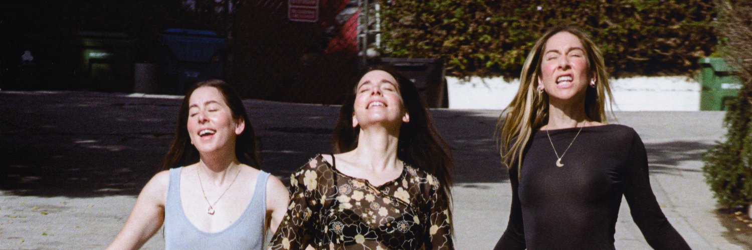 HAIM's banner