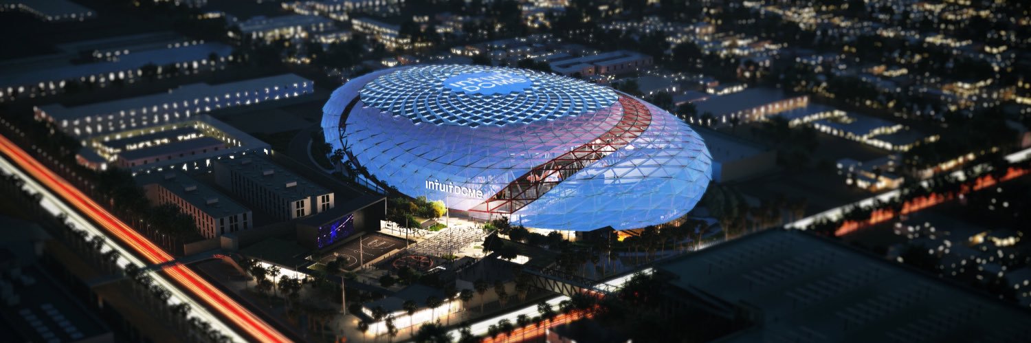 Intuit Dome's banner