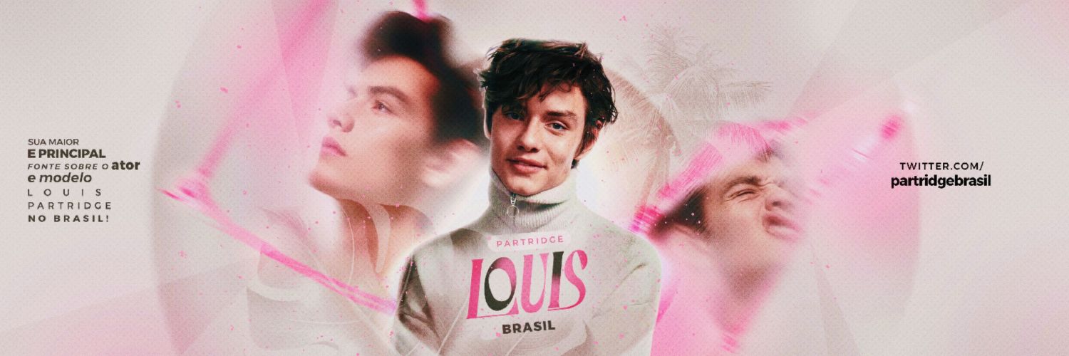 Louis Partridge Brasil's banner