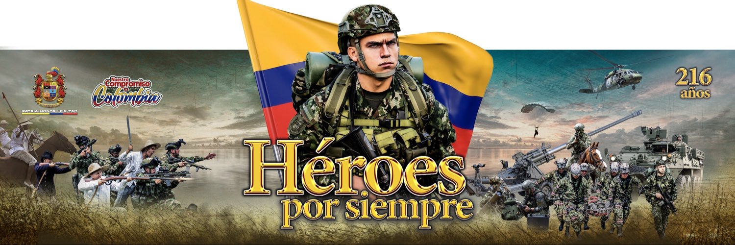 Ejército Nacional de Colombia's banner