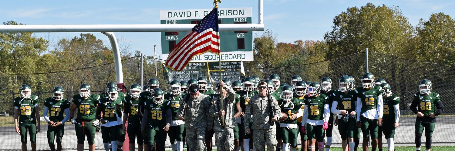 Friars Football's banner