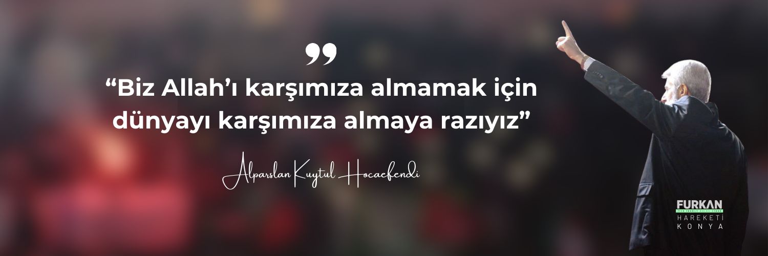 Furkan Hareketi Konya's banner