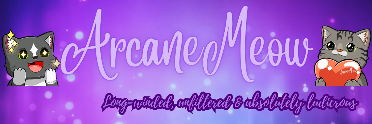 ArcaneMeow😻💜's banner