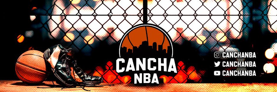 Cancha NBA's banner