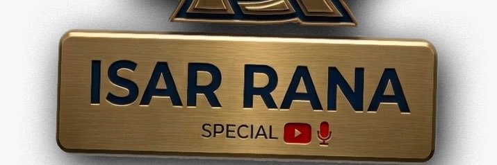 Isar Rana's banner