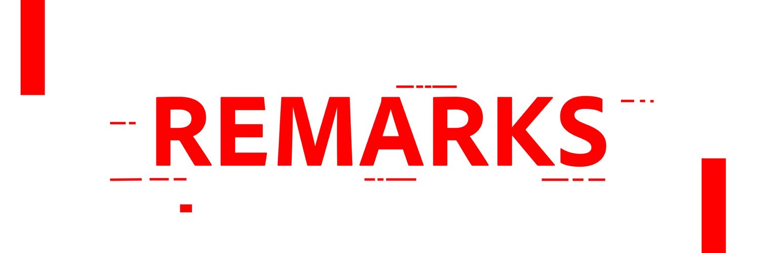 Moved to @remarks's banner