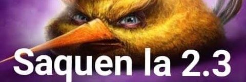 saquen la 2.3's banner