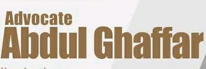 Adv Abdul Ghaffar's banner