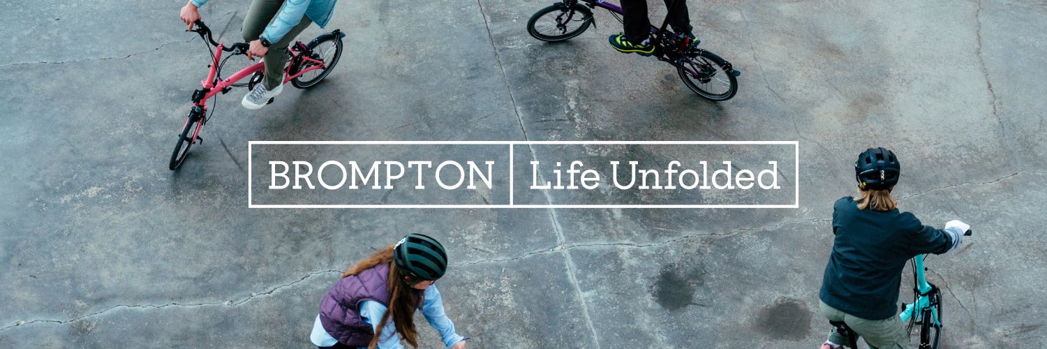 Brompton Bicycle's banner