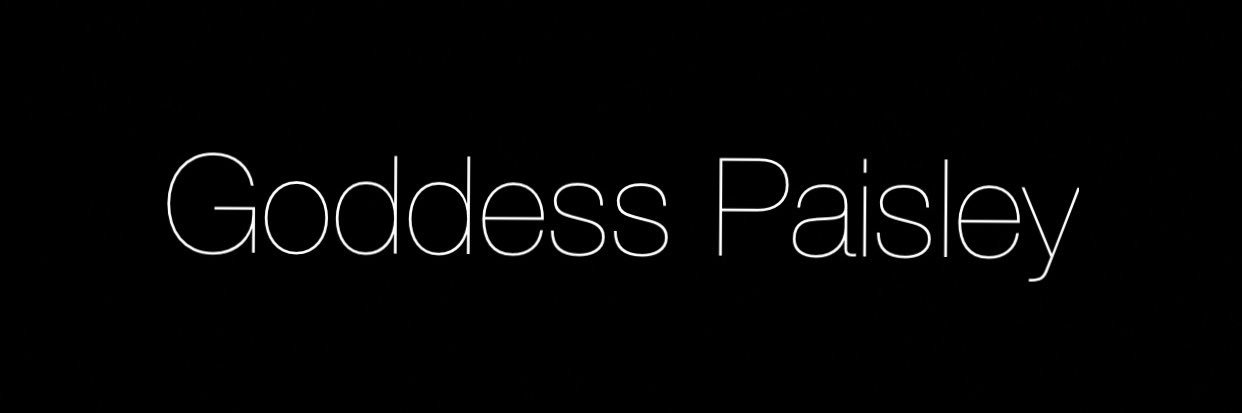 Goddess Paisley's banner