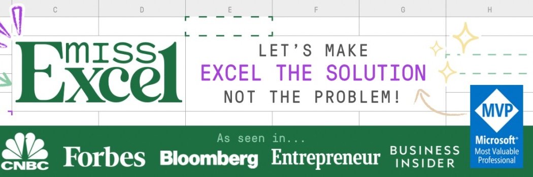 Miss Excel's banner