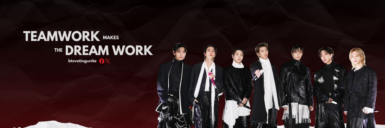 BTS Voting Unite's banner