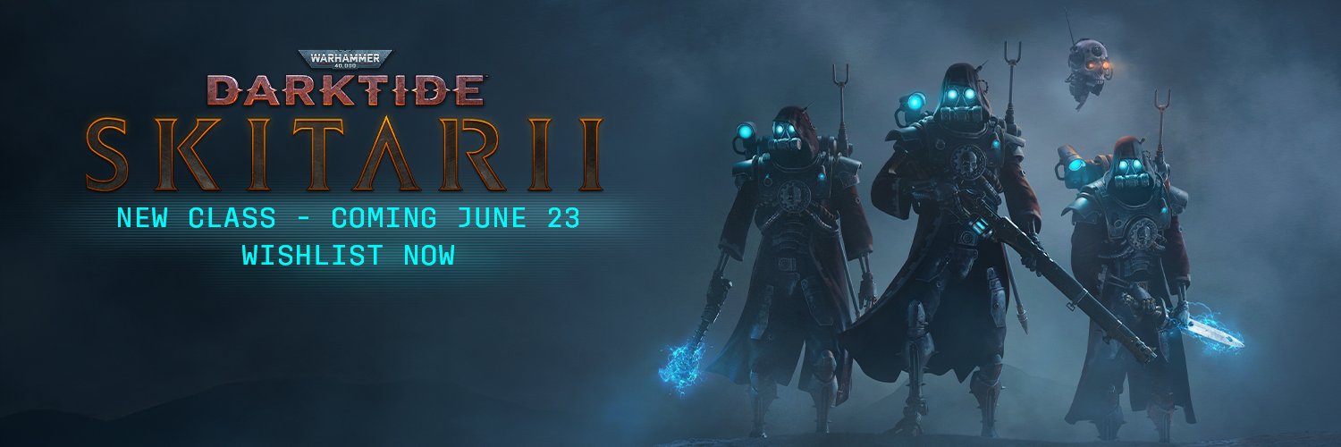 Warhammer 40K: Darktide's banner