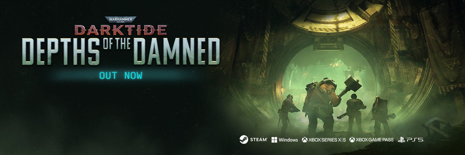 Warhammer 40K: Darktide's banner