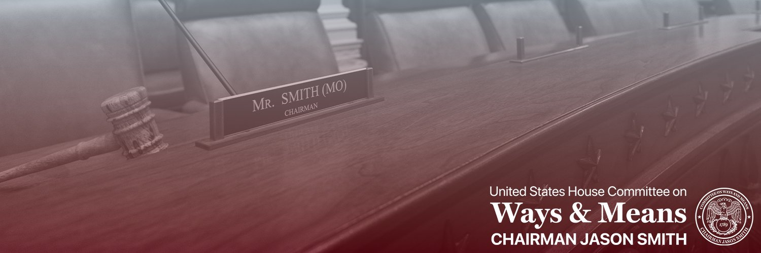 Ways and Means Committee's banner