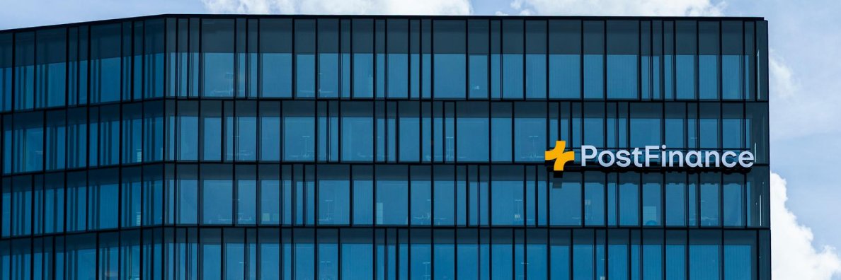 PostFinance's banner