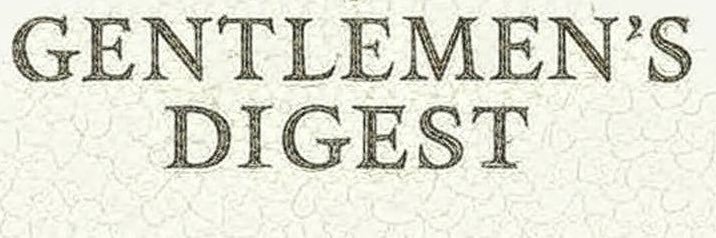 Gentlemen’s Digest's banner
