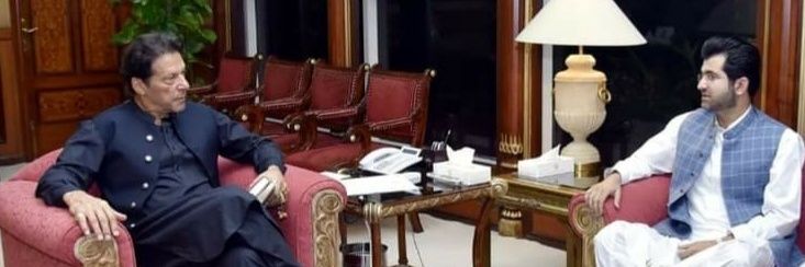 Senator Zeeshan Khanzada's banner