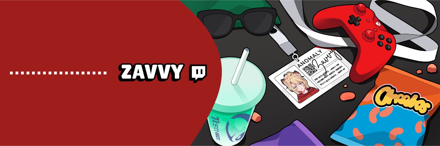 ZAVVY 𑣲 LIVE 🔴 Lazy Hyena Vtuber 🛋️✨'s banner