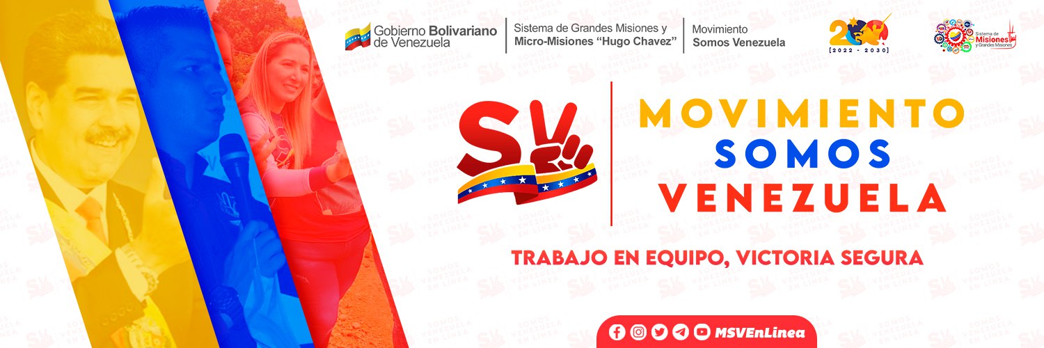 Somos Venezuela | MSVEnLinea's banner