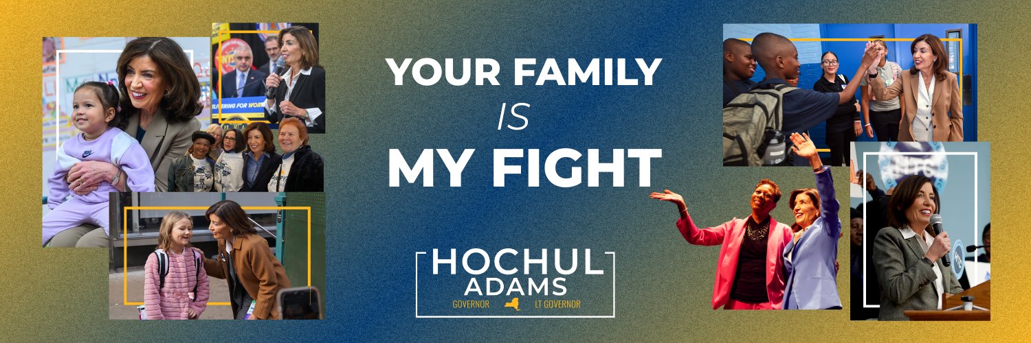 Kathy Hochul's banner