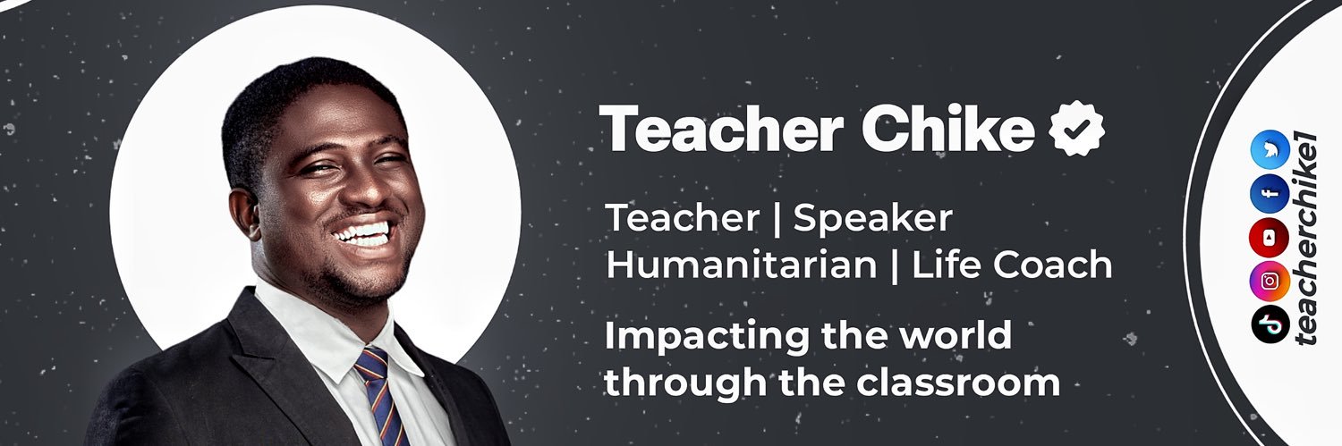 Teacher Chike's banner