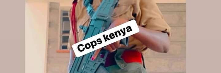 Cops Kenya's banner