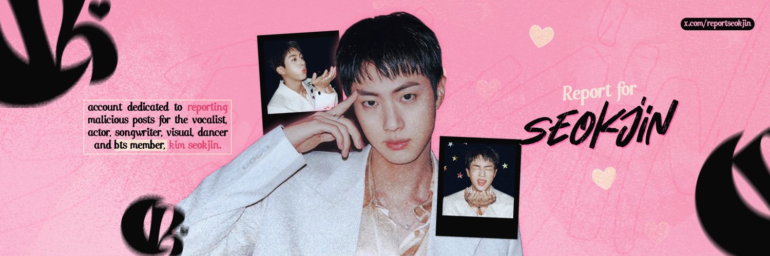 REPORT FOR SEOKJIN's banner