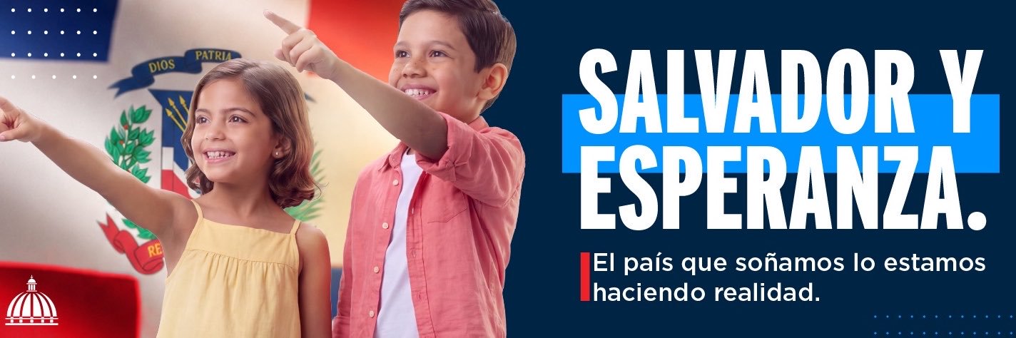 Presidencia de la República Dominicana's banner