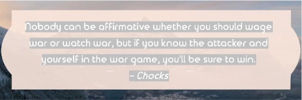 Chocks's banner