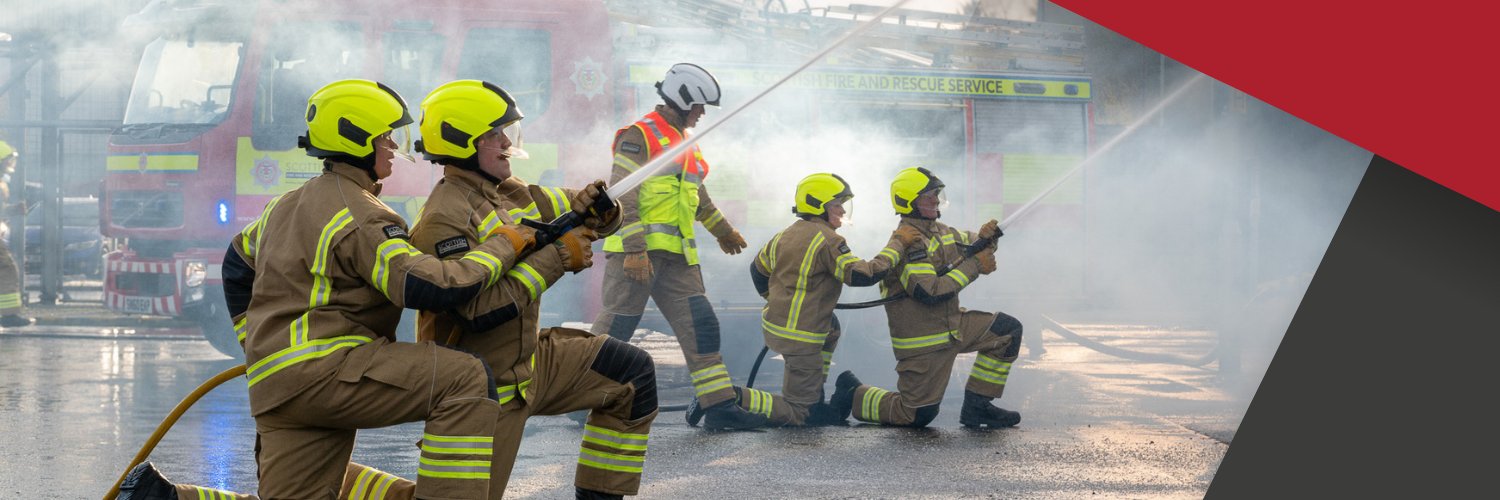 Scottish Fire and Rescue Service's banner