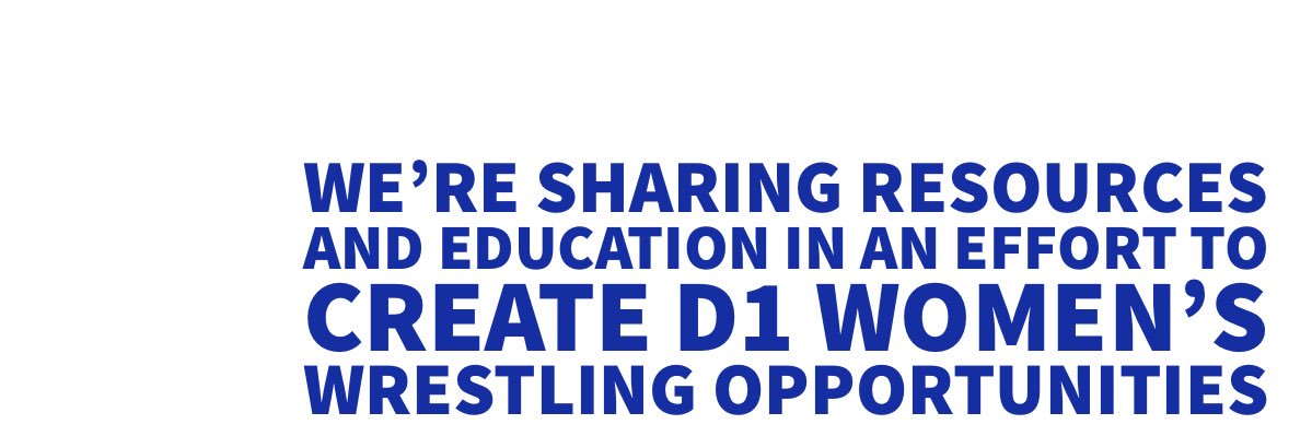Division l Women’s Wrestling's banner