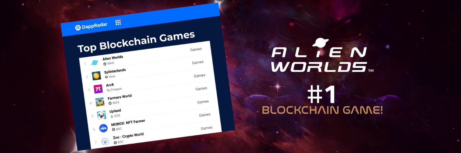 Alien Worlds Official's banner