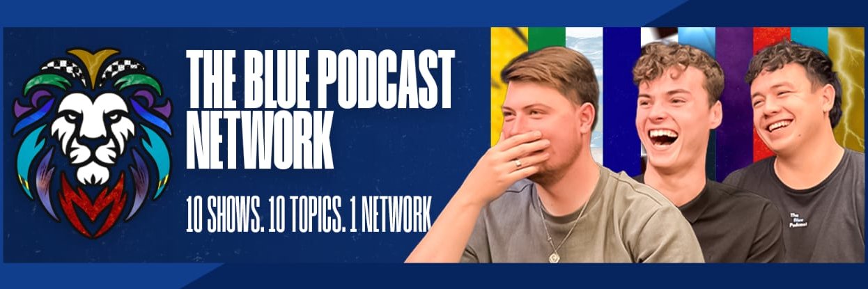 The Blue Podcast Network's banner