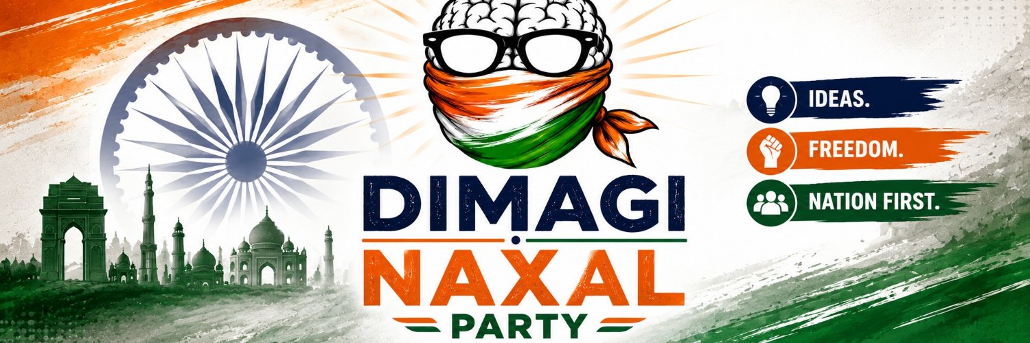 Dimagi Naxal Party's banner